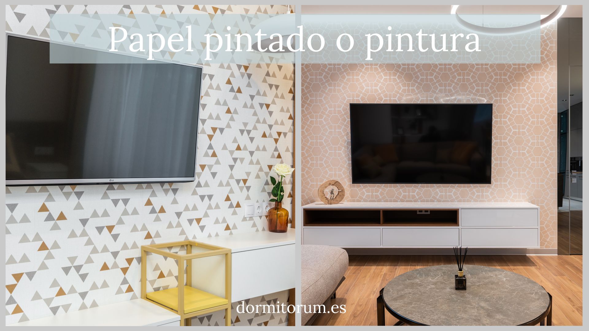 Ideas para Decorar la Pared de la TV del Salón