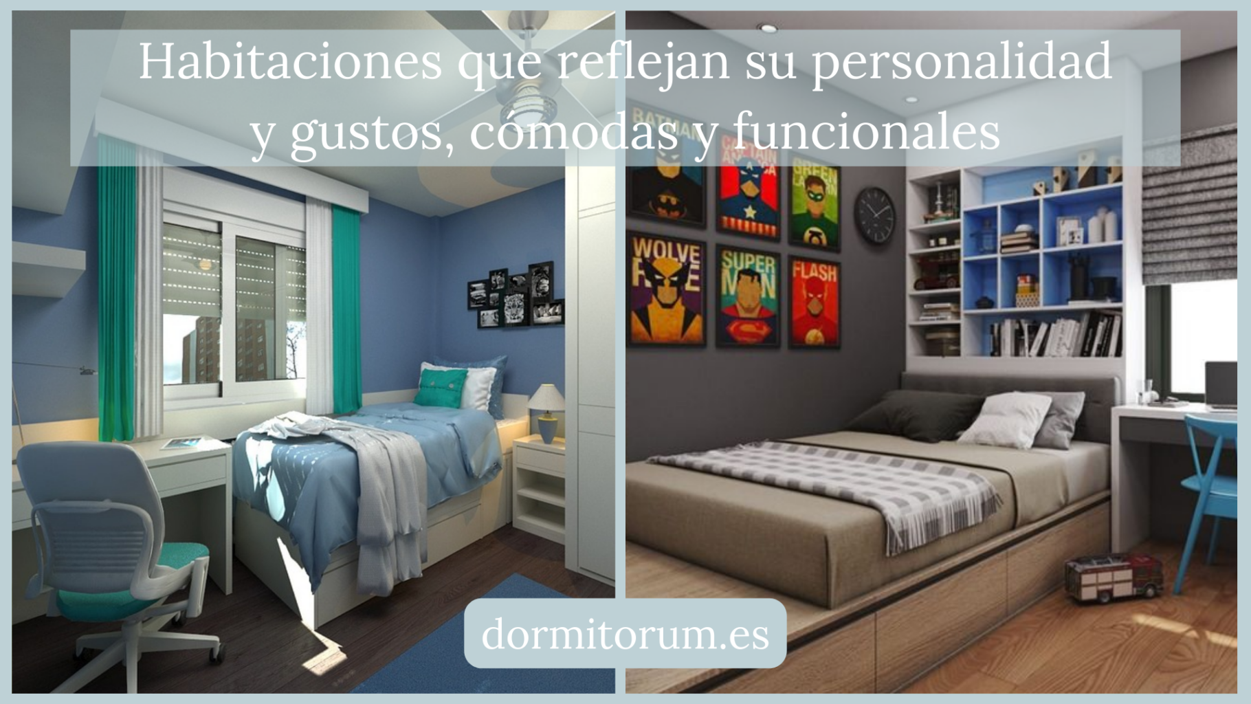 Claves para decorar el dormitorio masculino juvenil 